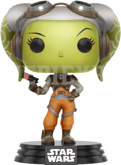 Star Wars Rebels Hera Syndulla Pop Bobblehead - Star Wars Rebels Funko Pop Clipart (647x647), Png Download