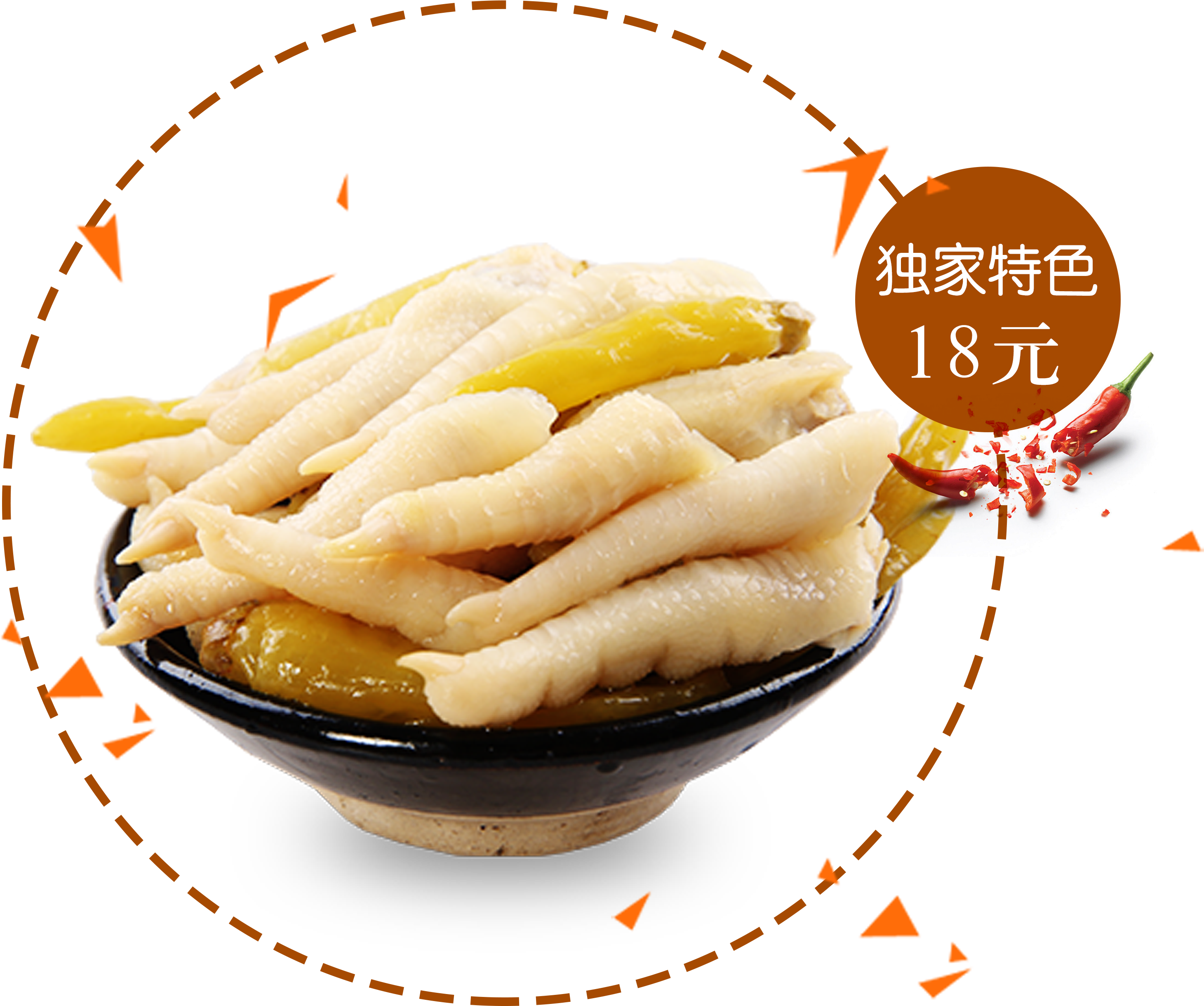 Transparent Foot Chicken Leg - Advertising Design Clipart (3094x2617), Png Download