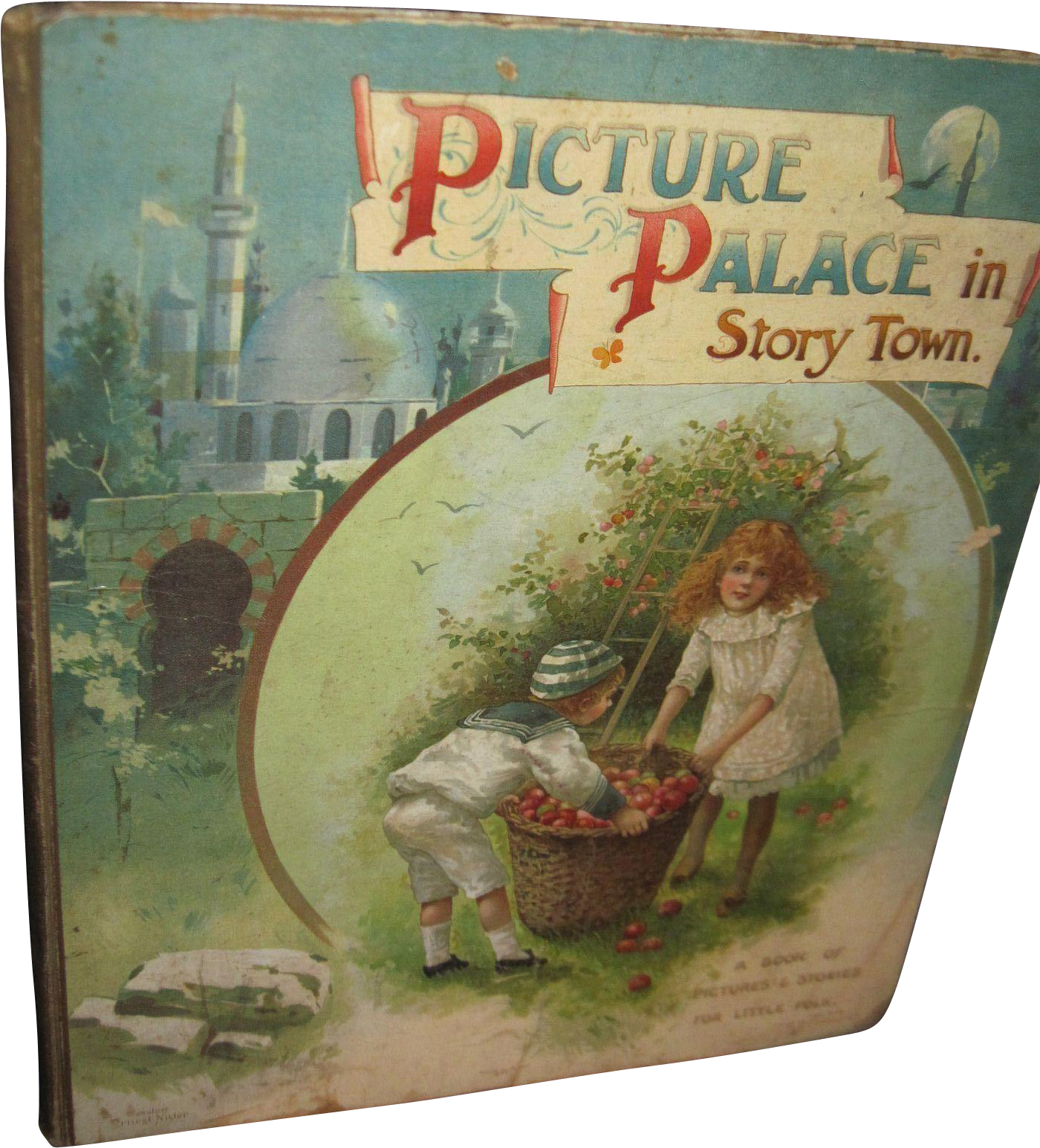 1800's Picture Palace In Story Town Beautiful Colored - Poster Clipart (1545x1545), Png Download