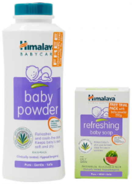 Himalaya Baby Powder With Free Refreshing Baby Soap - Himalaya Baby Bum Cream Clipart (600x600), Png Download