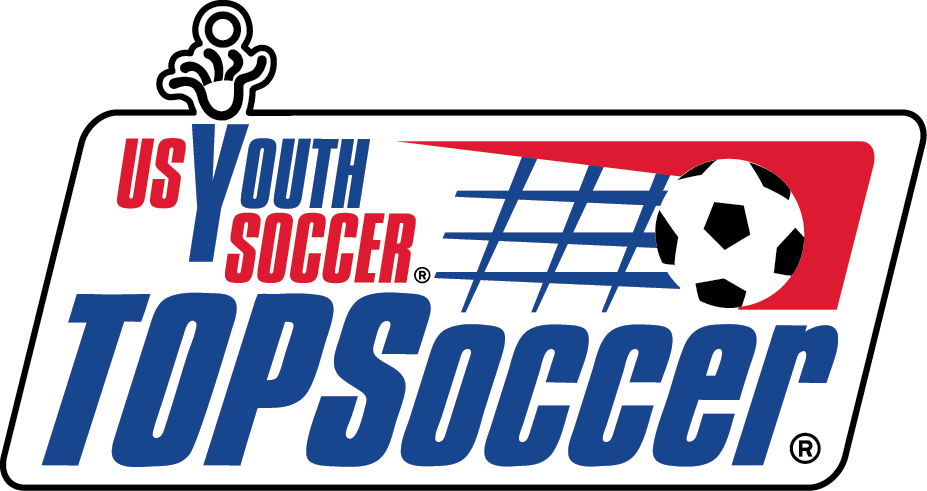 Topsoccer Is An Outreach Program Designed To Allow - Us Youth Soccer Topsoccer Clipart (927x491), Png Download