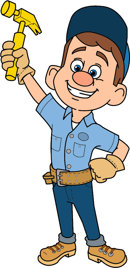 Fix It Felix Jr Png Download Image - Fix It Felix Clip Art Transparent Png (454x910), Png Download