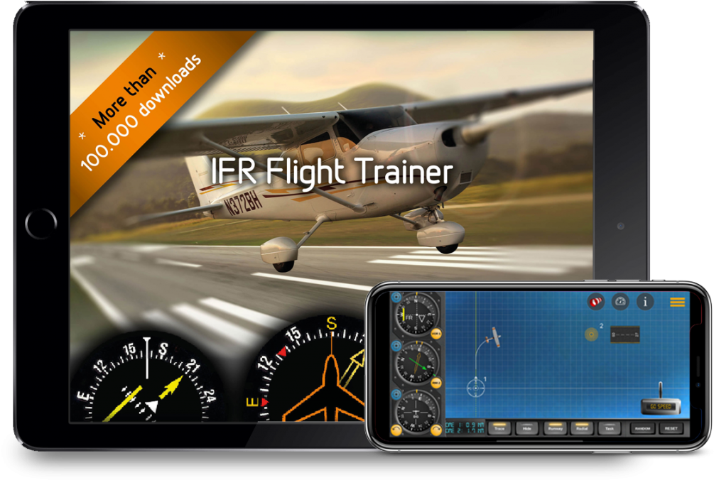 With Ifr Flight Trainer Simulator, You Are Two Taps - Plane Flight Lessons Clipart (1024x708), Png Download