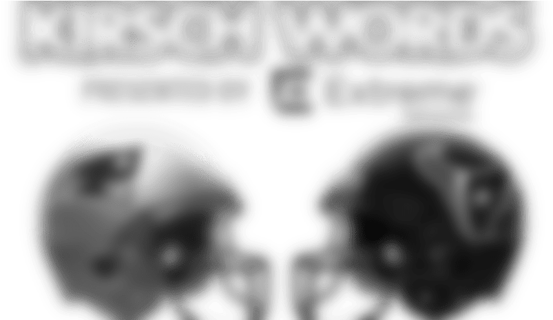 320 Kirsch Words Helmets Articles Texans - Monochrome Clipart (824x464), Png Download