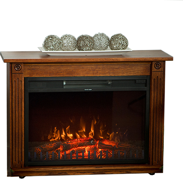 Quick View Original Dutchman Amish Electric Fireplace - Wood-burning Stove Clipart (627x614), Png Download