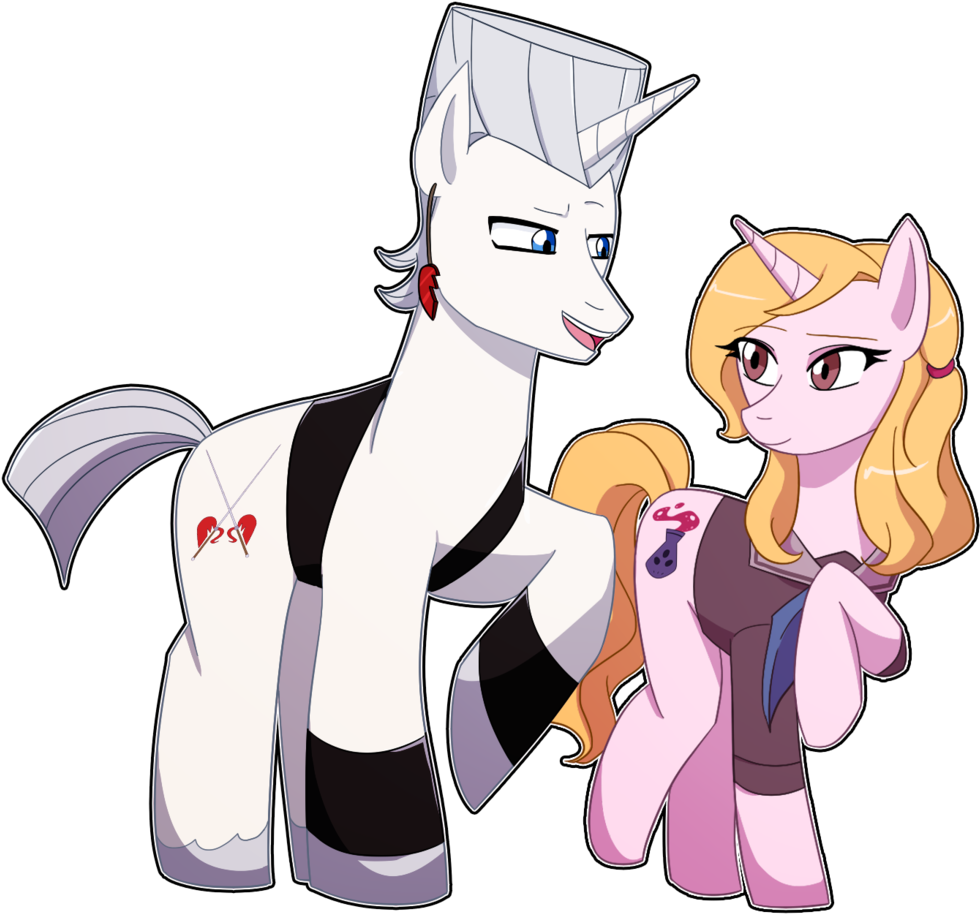 Mlp Unicorn Polnareff And Naomi] - Cartoon Clipart (1280x987), Png Download