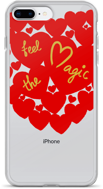 Feel The Magic And Believe Love, Anniversary, Christmas - Mobile Phone Case Clipart (1000x1000), Png Download