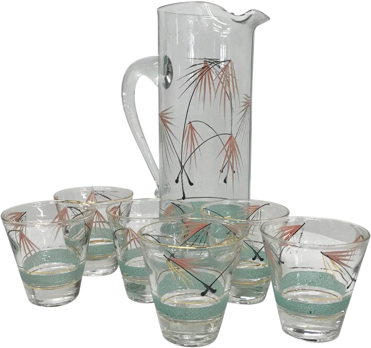 Add A Splash Of Retro Style With This Charming Pitcher - Ceramic Clipart (1200x1200), Png Download