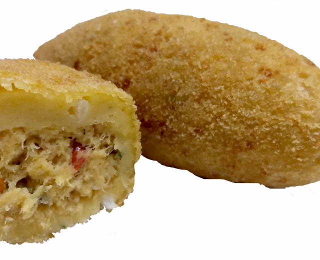 Bolinho De Bacalhau 100g - Pastry Clipart (640x520), Png Download