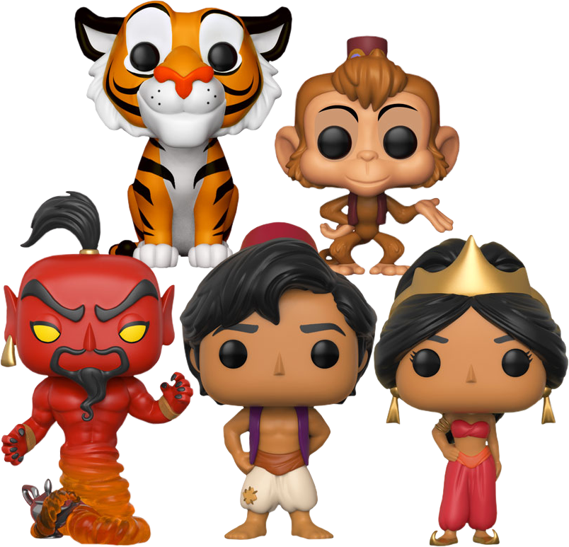 Aladdin - Funko Pop Vinyl Aladdin Clipart (804x773), Png Download