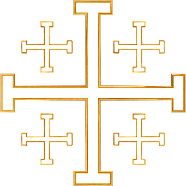 Jerusalem Cross Transparent Png Clipart (640x640), Png Download