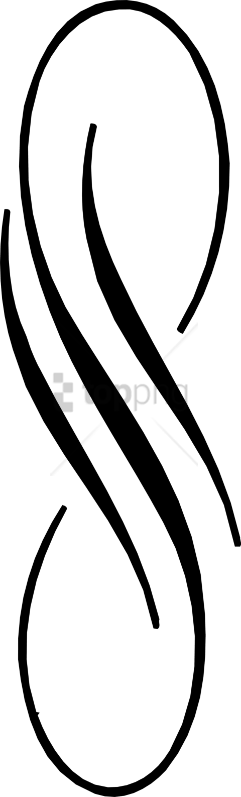 Free Png Abstract Lines Black And White Png Png Image - Abstract Black And White Design Clipart (480x1586), Png Download