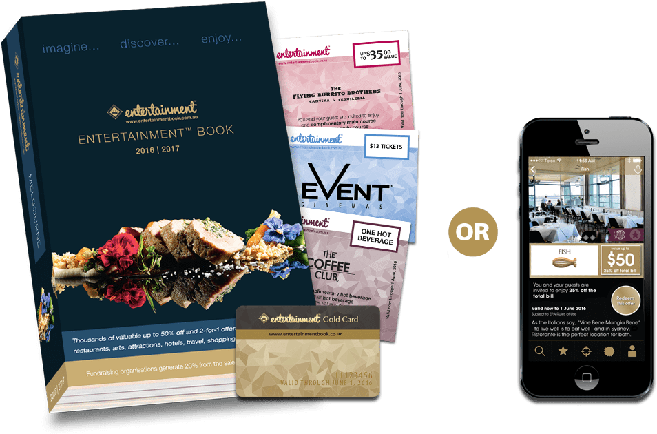 Entertainment Books - Entertainment Book 2017 Sydney Clipart (1000x732), Png Download