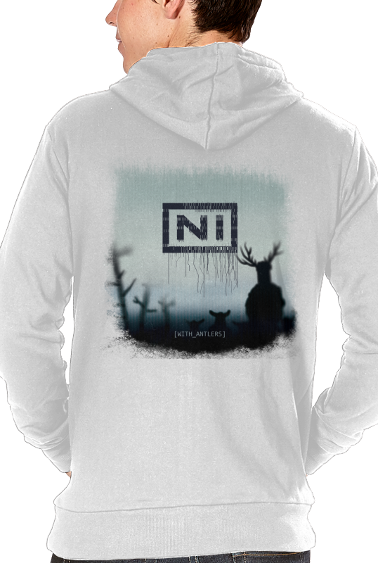 With Antlers With Antlers - Hoodie Clipart (538x800), Png Download