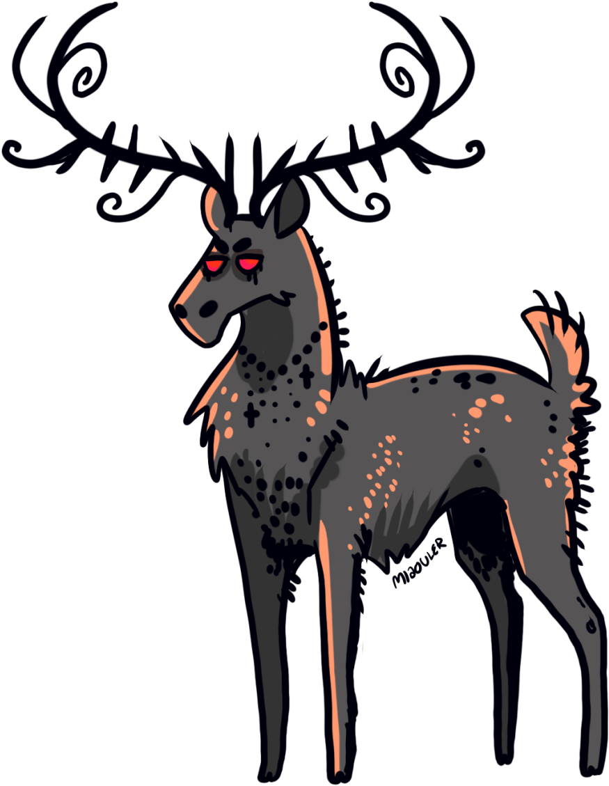 Spoiler - Background - Reindeer Clipart (1280x1280), Png Download