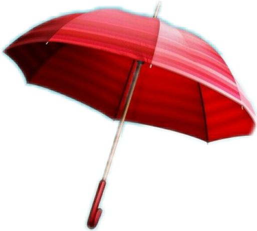 #ftestickers #red #umbrella - Umbrella Stickers For Picsart Clipart (1024x1024), Png Download