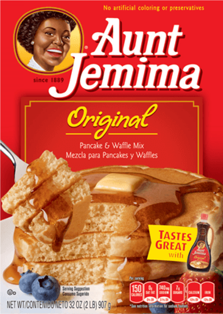 Aunt Jemima Original Pancake Waffle Mix 907g English - Aunt Jemima Pancake Mix 32 Oz Clipart (1200x1200), Png Download