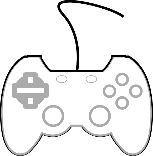 Game Controller Clipart (582x596), Png Download