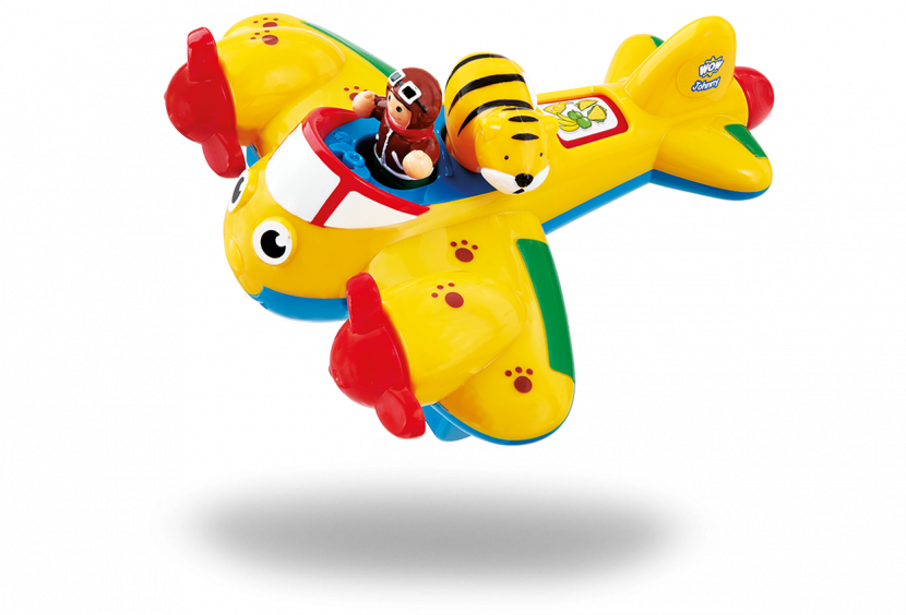 Plane Transparent Toy - Johnny Plane Clipart (830x564), Png Download
