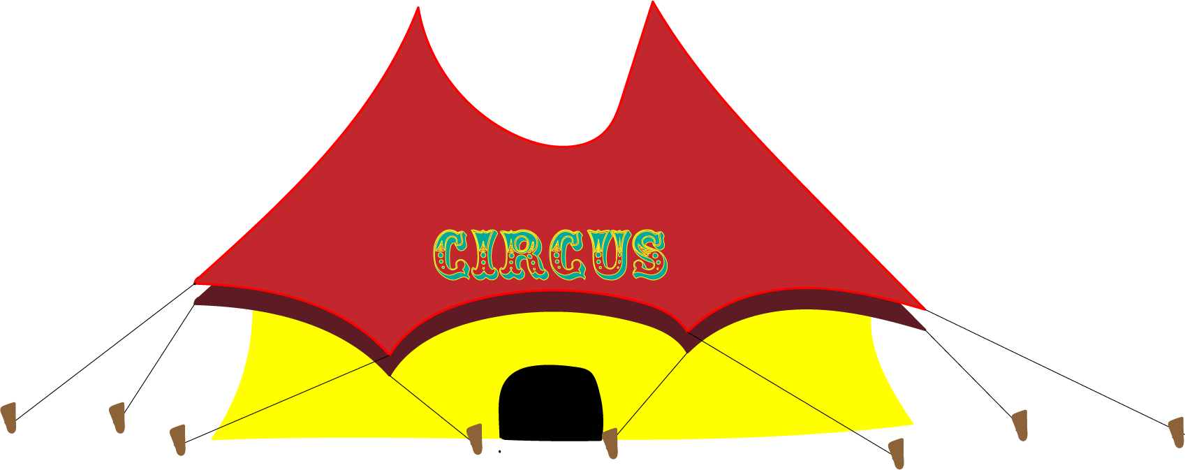 Umbrella , Png Download - Umbrella Clipart (1697x673), Png Download