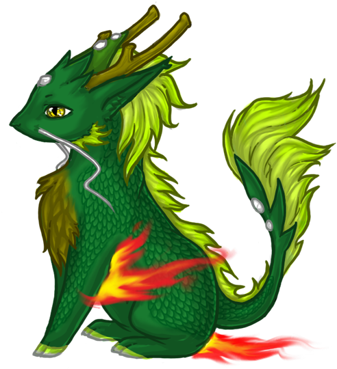 Photo Andvari-dragon - Cute Anime Pets Clipart (600x576), Png Download