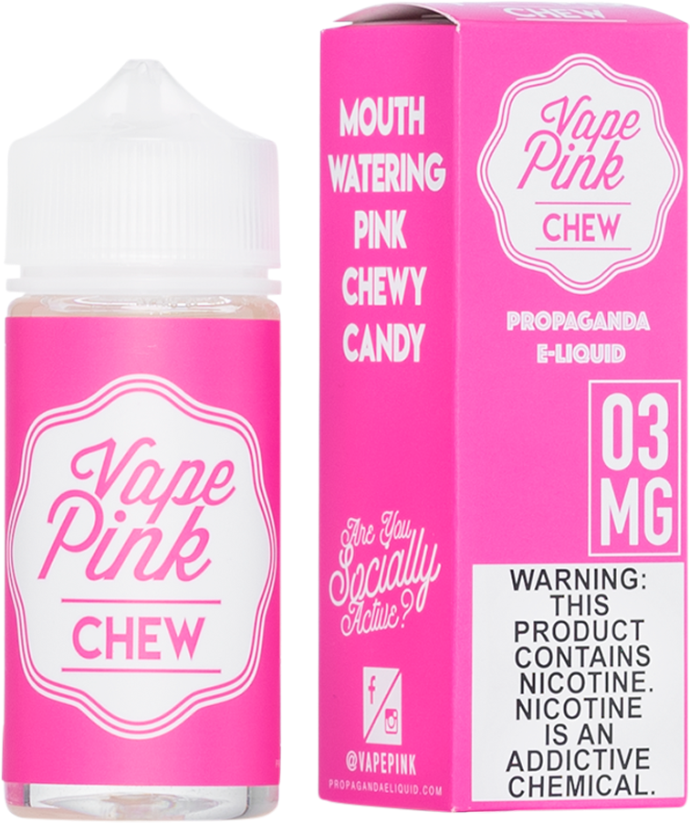 Vape Pink Chew - Plastic Bottle Clipart (1000x1000), Png Download