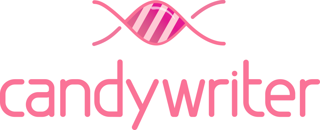 Candywriter Logo Clipart (1063x432), Png Download