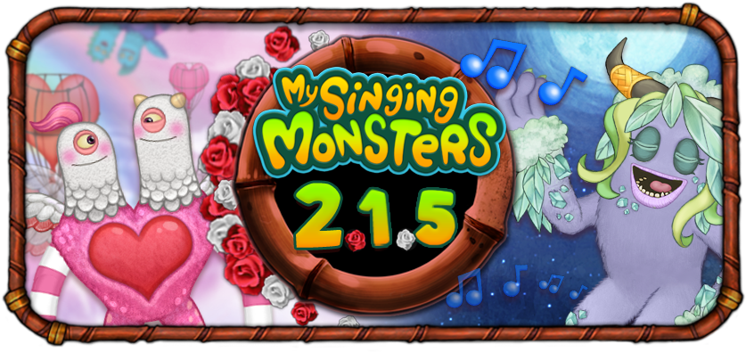 My Singing Monsters Update - My Singing Monsters Love Clipart (843x403), Png Download