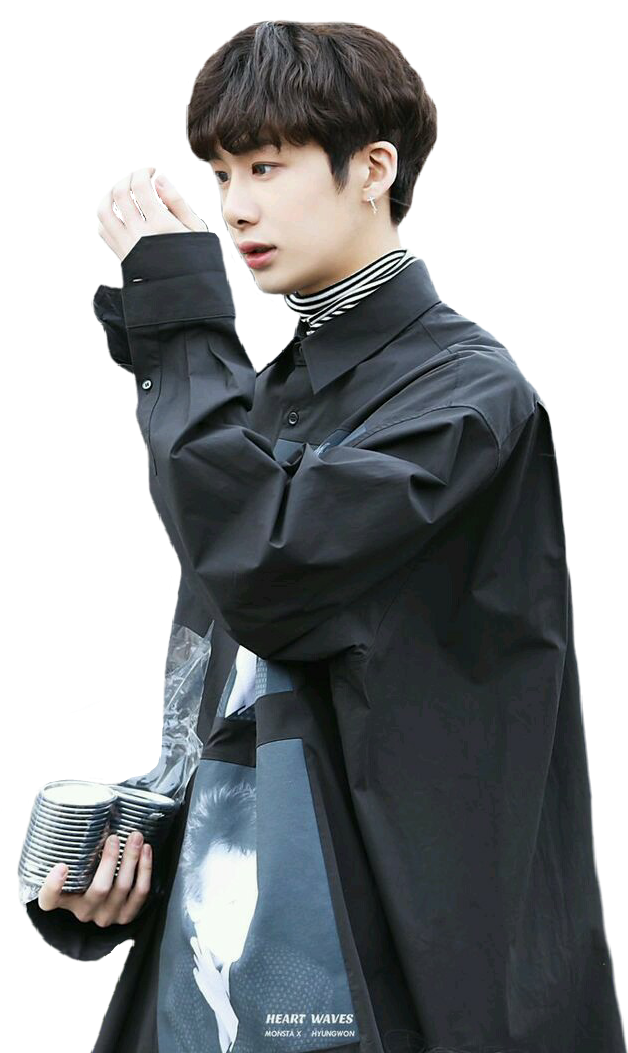 Chaehyungwon Sticker - Monsta X Hyungwon Cute Clipart (628x1053), Png Download