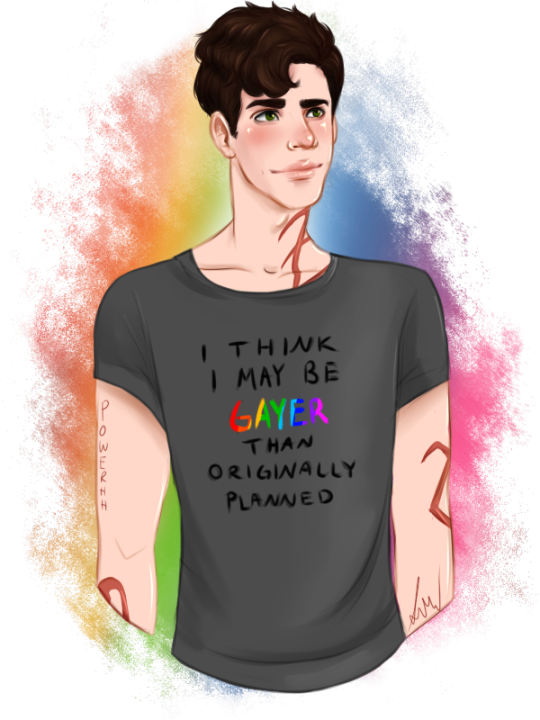 Alec Lightwood Is A Gentle Gay Giant - Illustration Clipart (540x720), Png Download