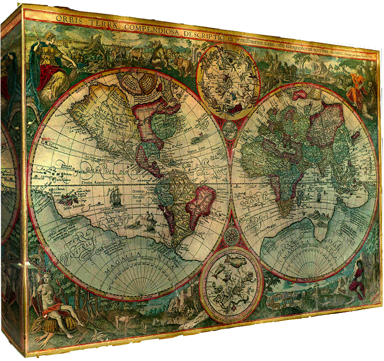 Details About Old World Atlas Latin Maps Flags Single - Vintage World Map Background Clipart (1100x765), Png Download
