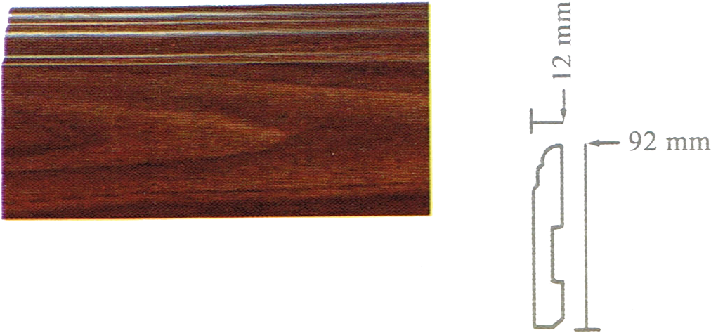 Decowood Baseboard - Plywood Clipart (1025x503), Png Download