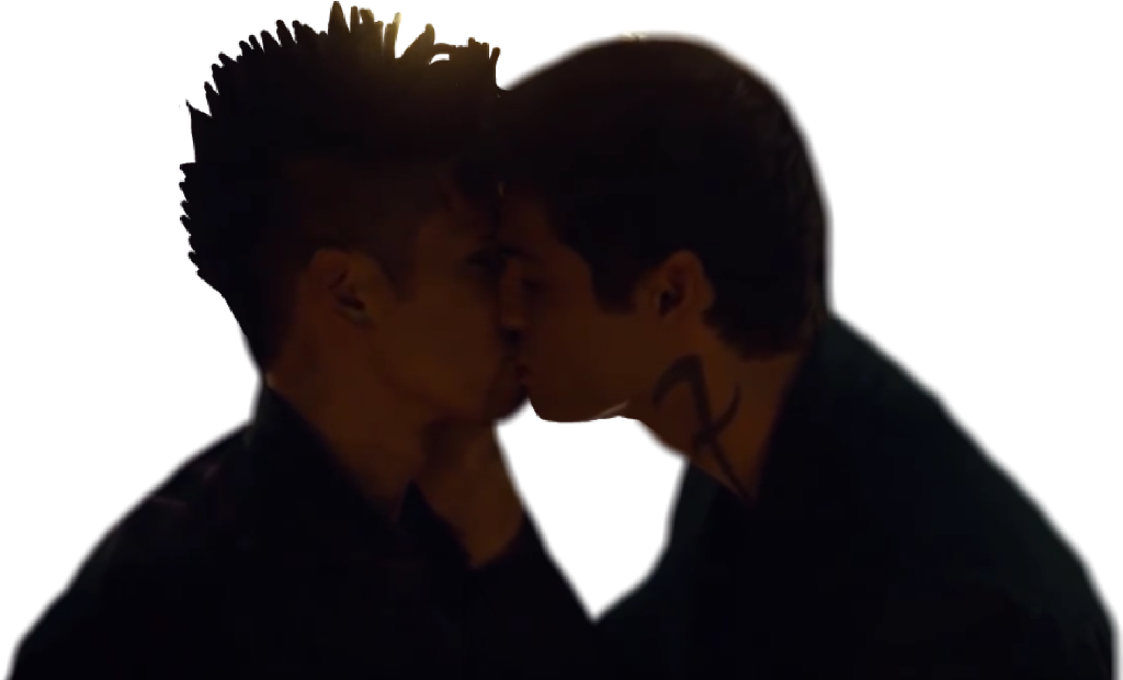#shadowhaunters #cazadoresdesombras #maleckiss #malec - Love Clipart (1024x620), Png Download