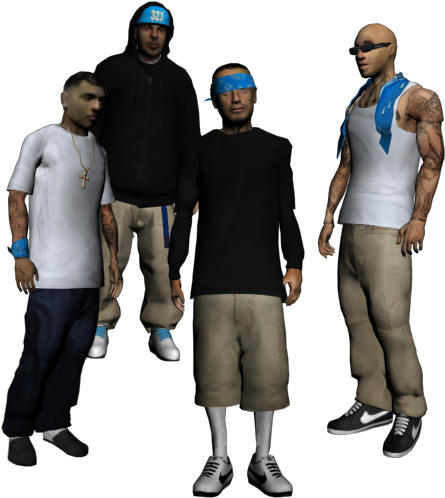 New Character El Coronas Gang For Gta San Andreas - Gta Sa Characters Png Clipart (640x552), Png Download