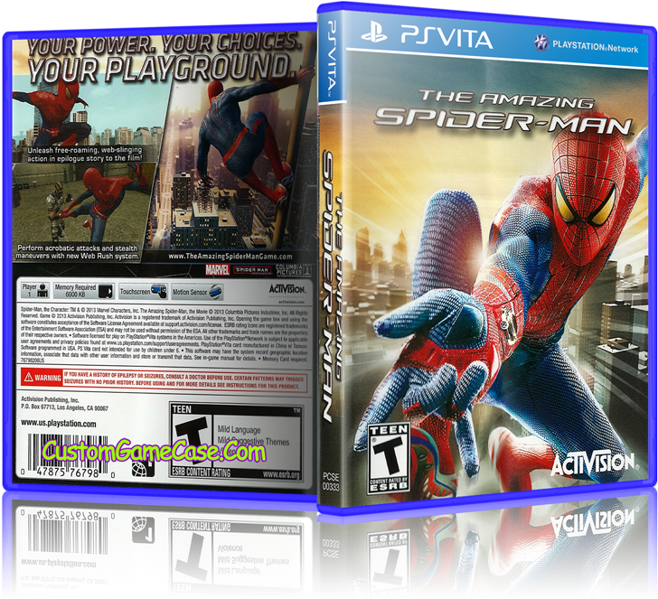 The Amazing Spider-man - صور العاب بي اس فيتا Clipart (800x685), Png Download
