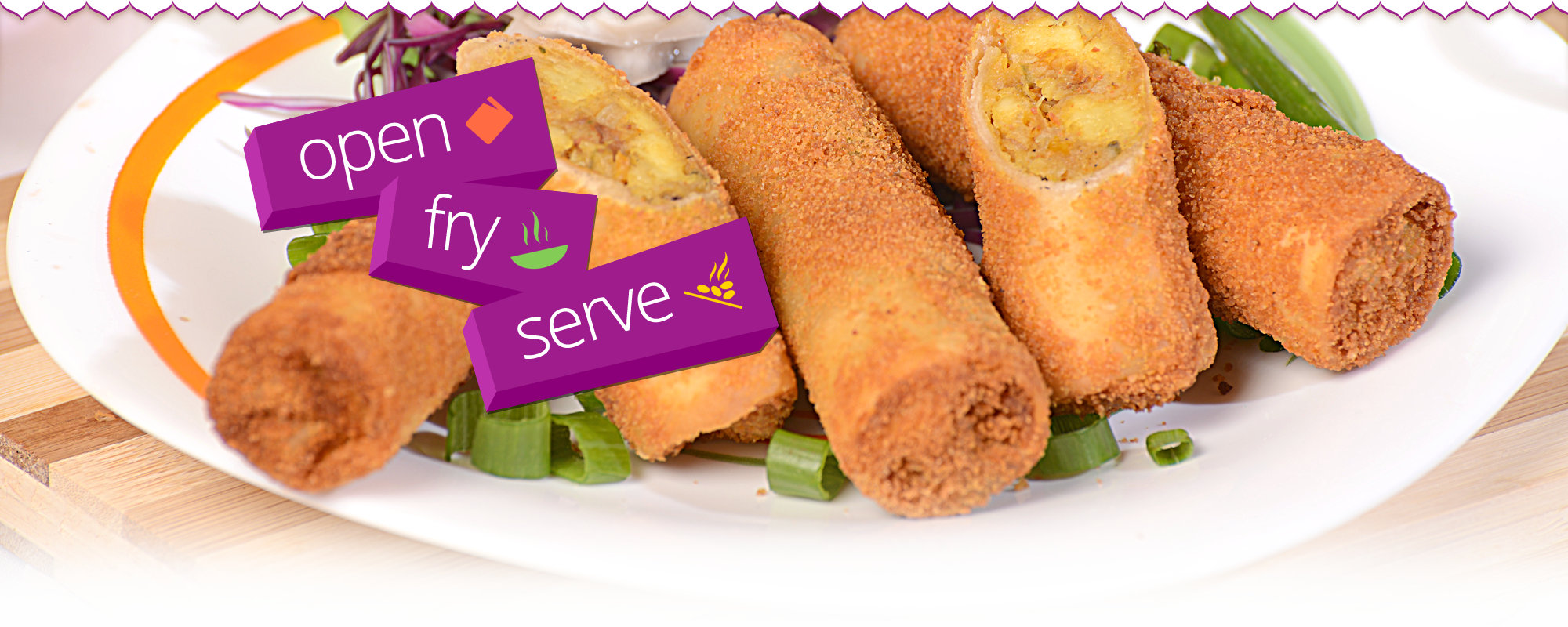 Hafa Foods & Frozen Foods Clipart (2000x800), Png Download