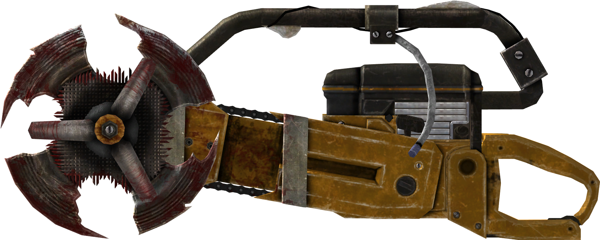 [ Img] - Fallout 3 Auto Axe Clipart (2050x950), Png Download
