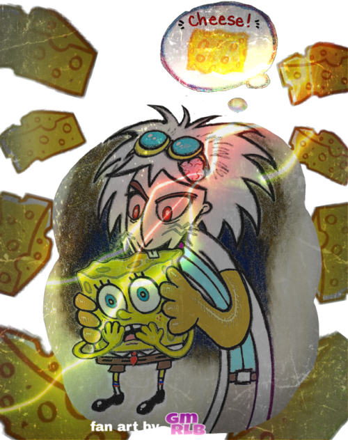 Spongebob Dr Two Brains Clipart (500x632), Png Download