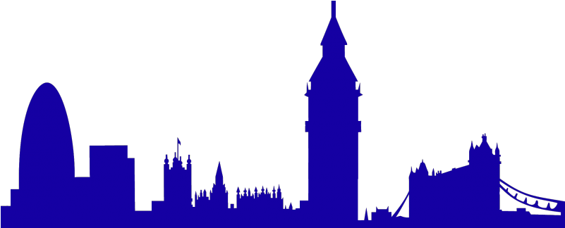 London Stickers - Silhouette Clipart (800x800), Png Download
