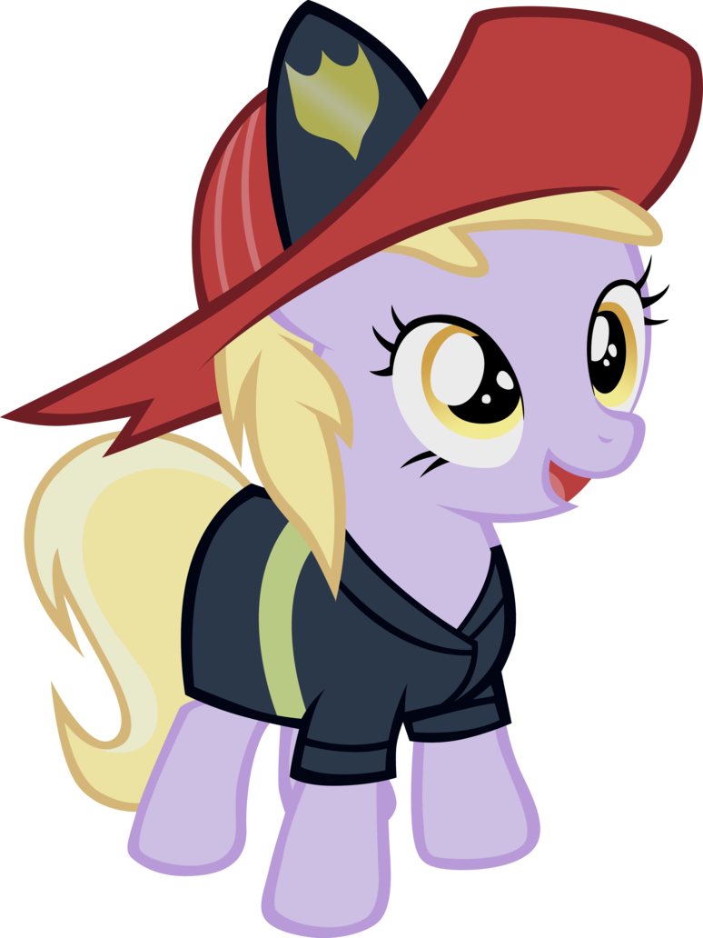 Montanaferrin, Costume, Dead Source, Dinky Hooves, - Little Pony Firefighter Clipart (774x1032), Png Download