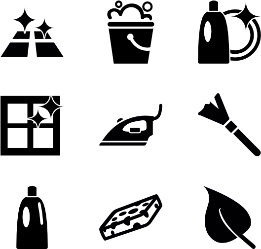 Cleaning - Clipart Transparent Cleaning Supplies - Png Download (600x564), Png Download