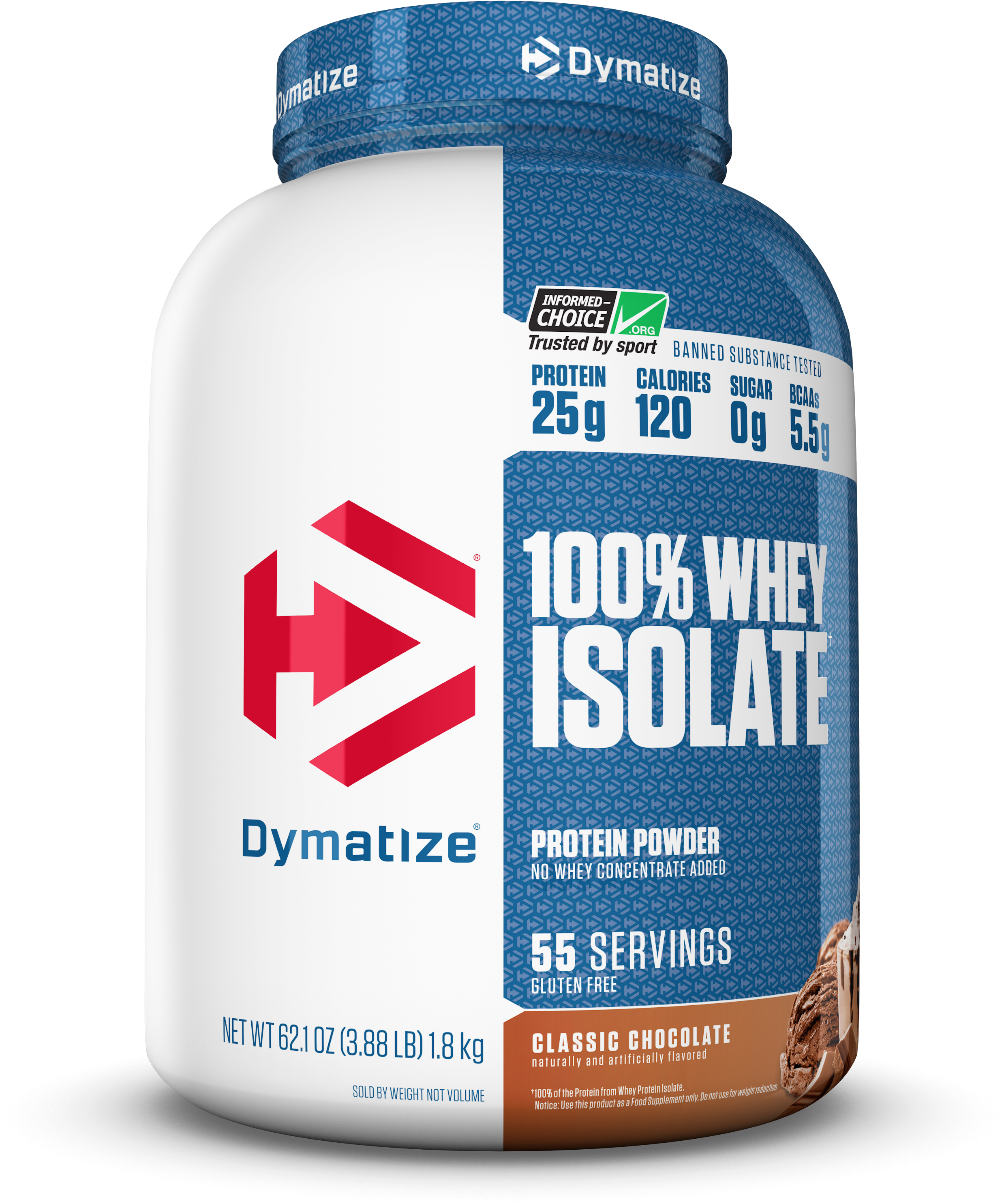 Dymatize 100% Whey Isolate Protein Powder, Classic - Iso 100 Stevia Clipart (2550x3300), Png Download