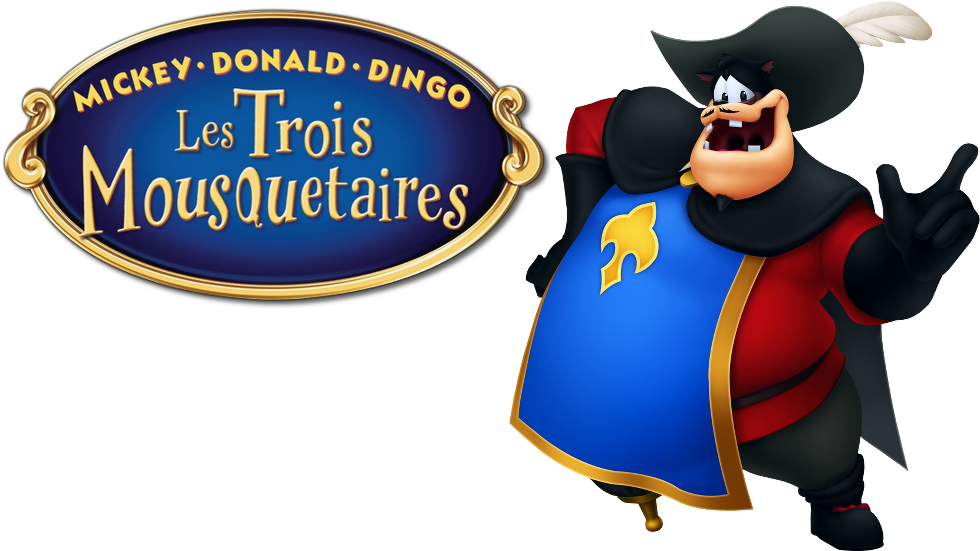 Mickey, Donald, Goofy - Donald Goofy The Three Musketeers Clipart (1000x562), Png Download