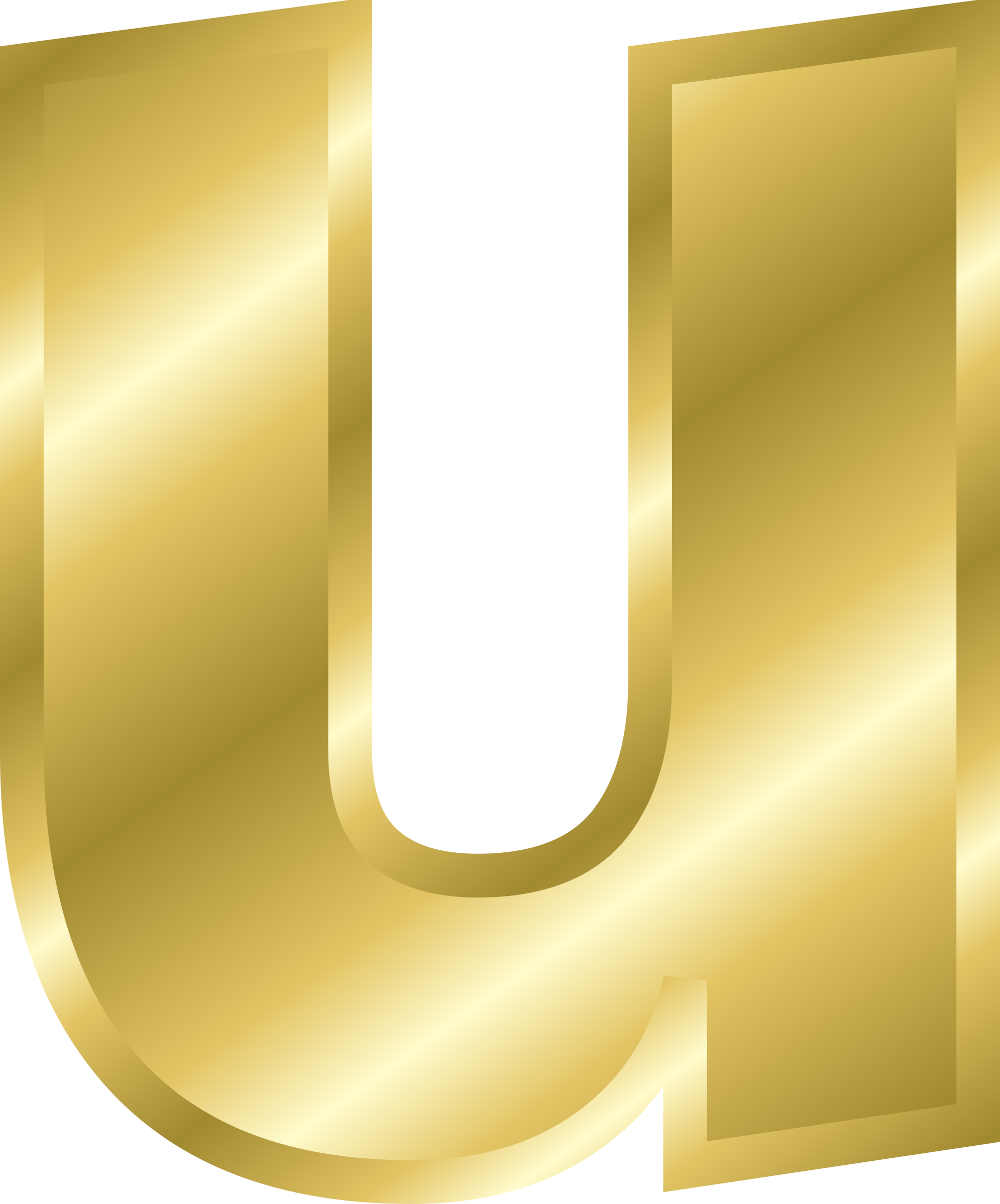 Gold Vector Color - Alphabet Letters In Gold Clipart (1994x2400), Png Download