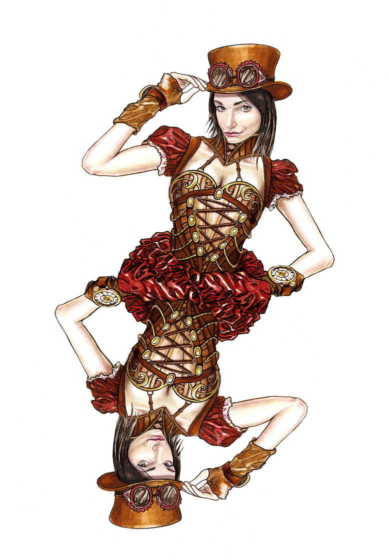The Queen Of Hearts, The Madame - Illustration Clipart (800x1124), Png Download