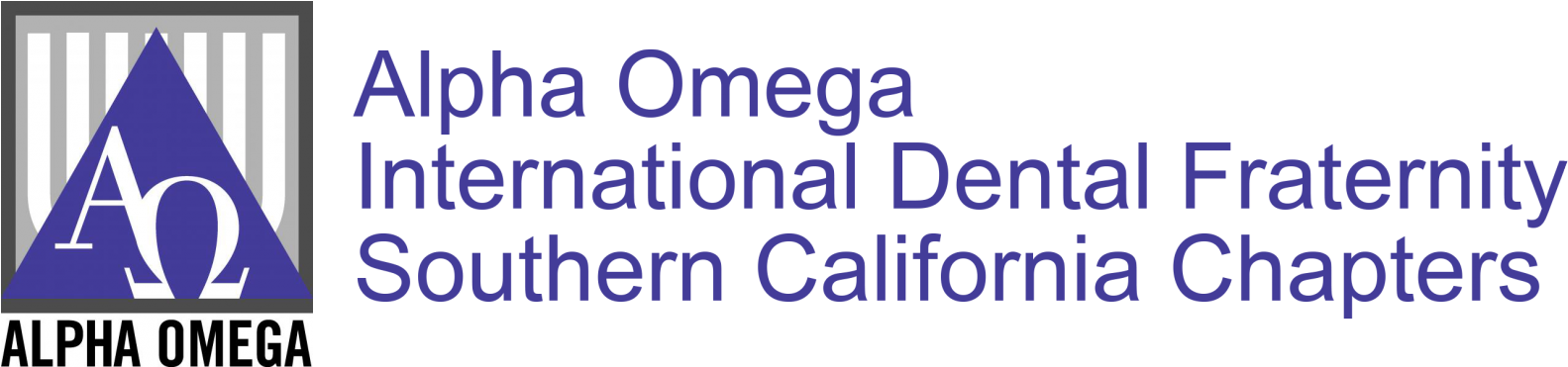 Alpha Omega Dental Fraternity Los Angeles San Fernando - Alpha Omega Dental Fraternity Clipart (1600x370), Png Download