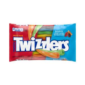 Twizzlers Rainbow Twists Straws - Paper Clipart (300x300), Png Download