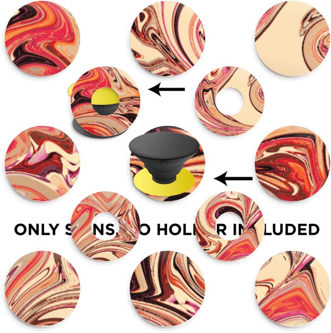 Liquid Marble Ii Skin Phone Holder Clipart (800x800), Png Download