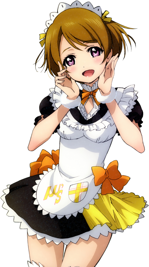 Love Live Hanayo Png - Love Live Mogyutto Love De Sekkin Chuu Card Clipart (600x1049), Png Download