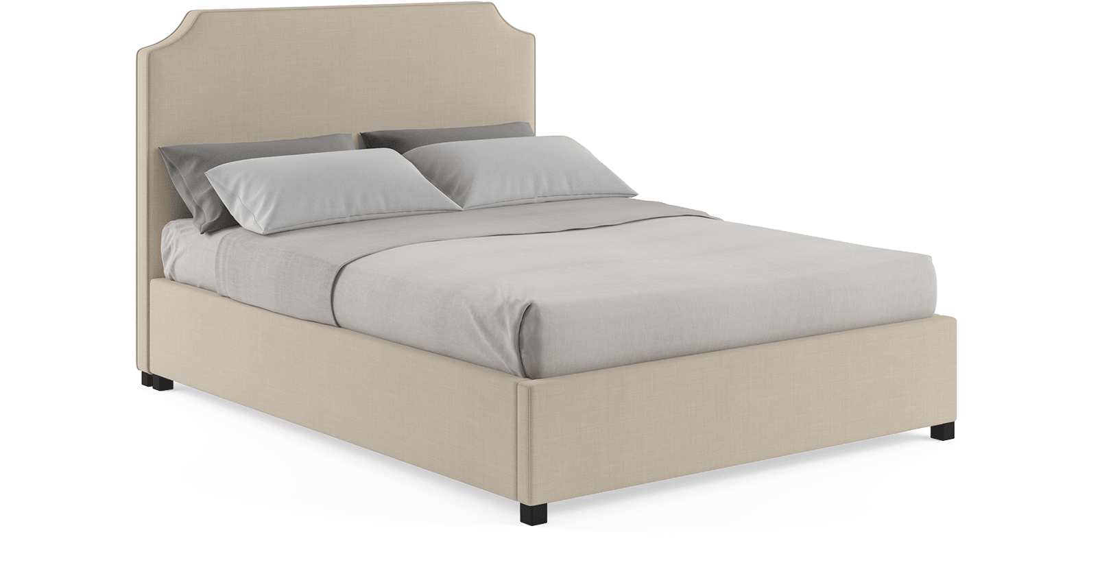 Bed Frame Clipart (2000x1036), Png Download
